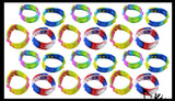 BULK - WHOLESALE -  SALE - Bubble Pop Bracelets - Adjustable Tie Dye Silicone Push Poke Bubble Wrap Fidget Toy - Press Bubbles to Pop the Bubbles Down - Bubble Popper Sensory Stress Toy Jewelry