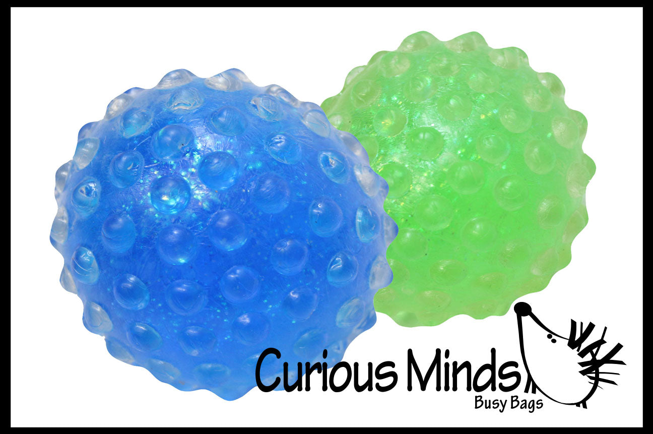 Bumpy Gel Filled Squeeze Stress Ball  -  Sensory, Fidget Toy