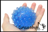Bumpy Gel Filled Squeeze Stress Ball  -  Sensory, Fidget Toy