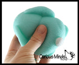 Large Bunny Rabbit Soft Fluff Doh - Filled Squeeze Stress Balls  -  Sensory, Stress, Fidget Toy Super Soft Easter