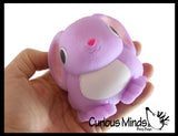 Large Bunny Rabbit Soft Fluff Doh - Filled Squeeze Stress Balls  -  Sensory, Stress, Fidget Toy Super Soft Easter