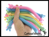 LAST CHANCE - LIMITED STOCK  - Cute Stretchy String Easter Bunny Themed Small Toys - Easter Egg Filler Set - Stretchy Noodle Toys - Fun Long Stretch Toys - Soft & Flexible - Fidget Sensory Toy