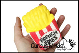 LAST CHANCE - LIMITED STOCK - CLEARANCE / SALE - Burger and Fries Squishy Slow Rise -  Sensory, Stress, Fidget Toy
