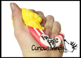 LAST CHANCE - LIMITED STOCK - CLEARANCE / SALE - Burger and Fries Squishy Slow Rise -  Sensory, Stress, Fidget Toy