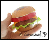 LAST CHANCE - LIMITED STOCK  - SALE - Burger Candy - Lollipop Sucker with Dipping Powder - Stacking Toy. Dip n lik