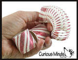 Candy Cane Mini Magic Spring Toy - Fun Silly Coil Party Favor Toy - Christmas Winter