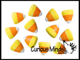 Halloween Stress Ball Set - Pumpkin, Jack-o-Lantern, Candy Corn Party Favor , Small Novelty Toy Prize Assortment Gifts