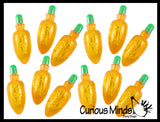 LAST CHANCE - LIMITED STOCK - Mini Carrot Shaped Easter Bubbles with Wands - Party Favor - Easter Basket Filler