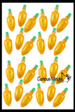 LAST CHANCE - LIMITED STOCK - Mini Carrot Shaped Easter Bubbles with Wands - Party Favor - Easter Basket Filler
