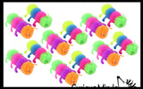 4 Segment Puffer Caterpillar Fidget Sensory Toy - 4 Section Tactile Toy Bug