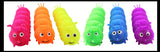 Large 8" Solid Color 5 Segment Puffer Caterpillar Fidget Sensory Toy - 5 Section Tactile Toy Bug