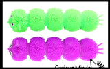 Large 8" Solid Color 5 Segment Puffer Caterpillar Fidget Sensory Toy - 5 Section Tactile Toy Bug