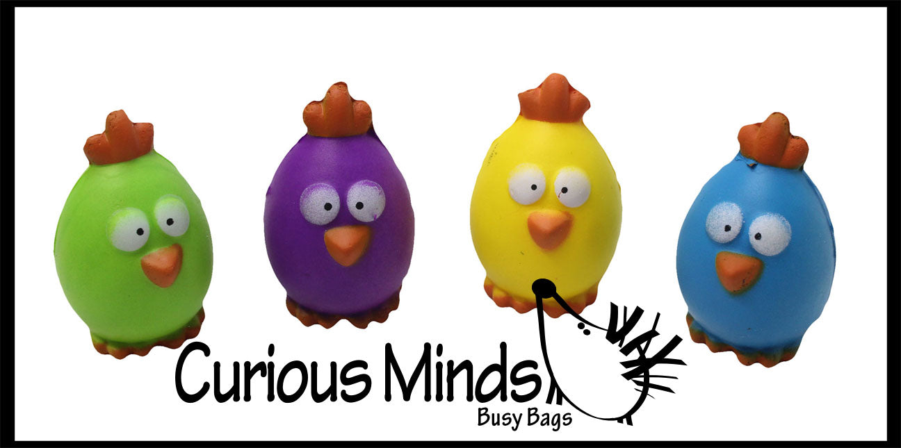LAST CHANCE - LIMITED STOCK  - SALE - Cute Egg Chick Stress Ball - Easter