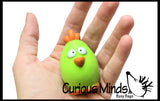 LAST CHANCE - LIMITED STOCK  - SALE - Cute Egg Chick Stress Ball - Easter