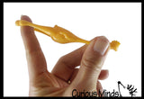 LAST CHANCE - LIMITED STOCK  - SALE - Small Sling Shot Stretchy Rubber Chicken in Egg Stretch Toy Fidget - Novelty Toy - Easter Party Favor Gag Gift