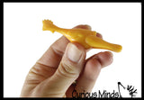 LAST CHANCE - LIMITED STOCK  - SALE - Small Sling Shot Stretchy Rubber Chicken in Egg Stretch Toy Fidget - Novelty Toy - Easter Party Favor Gag Gift