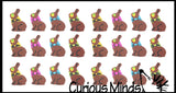 LAST CHANCE - LIMITED STOCK  - Cute Tiny Chocolate Bunny Erasers - Easter Egg Filler Prize