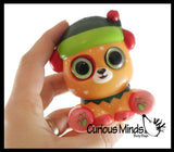Sparkle Eye Winter Animal Themed Slow Rise Squishy Toys - Memory Foam Squish Stress Ball - Winter Christmas