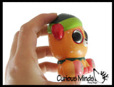 Sparkle Eye Winter Animal Themed Slow Rise Squishy Toys - Memory Foam Squish Stress Ball - Winter Christmas