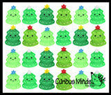 Cute Christmas Tree Festive Bubble Popper Fidget Toy - Fun Party Favor Toy - Christmas Winter