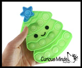 Cute Christmas Tree Festive Bubble Popper Fidget Toy - Fun Party Favor Toy - Christmas Winter