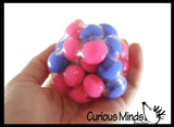 Click Clack Noisy DNA Ball - Huge Molecule Unique Squishy Fidget Ball