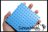 Snap Block - Interlocking Cubes and Building Base - Constructive Building Block Toy with Patterns