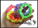 LAST CHANCE - LIMITED STOCK - SALE  - 72 Different Bright Spring Coil Fidget Bracelets -  Sensory Fidget Toy - 4 Different Styles 6 Colors