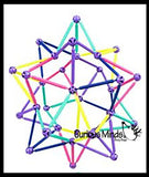 Collapsible Ball - Expanding and Contracting Ball - Grow and Shrink Fidget Ball - Anxiety Breathing Exercises