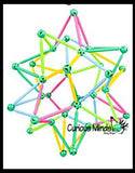 Collapsible Ball - Expanding and Contracting Ball - Grow and Shrink Fidget Ball - Anxiety Breathing Exercises