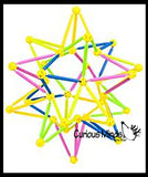 Collapsible Ball - Expanding and Contracting Ball - Grow and Shrink Fidget Ball - Anxiety Breathing Exercises