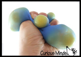 Color Changing Gel DNA Ball - Squishy Fidget Ball - Unique Fun
