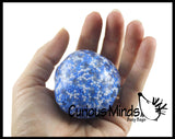 BULK - WHOLESALE -  SALE - Confetti Bead Mold-able Stress Ball - Squishy Gooey Shape-able Squish Sensory Squeeze Balls