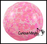 BULK - WHOLESALE -  SALE - Confetti Bead Mold-able Stress Ball - Squishy Gooey Shape-able Squish Sensory Squeeze Balls