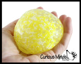 BULK - WHOLESALE -  SALE - Jumbo Confetti Bead Mold-able Stress Ball - Squishy Gooey Shape-able Squish Sensory Squeeze Balls