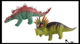 Stretchy and Crunchy Dinosaur Toy - Fidget - Stress - Fun - Squishy Toy - Bead Filled