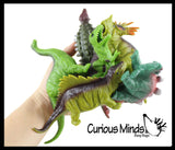 Stretchy and Crunchy Dinosaur Toy - Fidget - Stress - Fun - Squishy Toy - Bead Filled