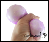 BULK - WHOLESALE -  SALE - 2.5" Textured Doh Filled Stress Ball - Glob Balls - Squishy Gooey Shape-able Squish Sensory Squeeze Balls