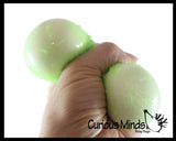 BULK - WHOLESALE -  SALE - 2.5" Textured Doh Filled Stress Ball - Glob Balls - Squishy Gooey Shape-able Squish Sensory Squeeze Balls