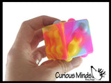 LAST CHANCE - LIMITED STOCK - Dice Cube Bubble Pop Ball -  Bubble Poppers on Ball Squeeze to Pop - Silicone Push Poke Bubble Wrap Fidget Toy - Press Bubbles to Pop - Bubble Popper Sensory Stress Toy