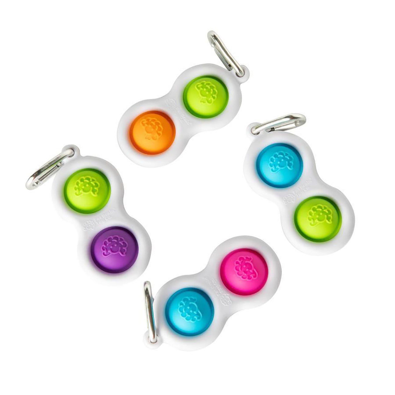 Mini Simple Dimpl Key Chain - Bubble Wrap Pop Fidget Toy