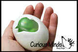 Hatching Dinosaur Egg Squeeze Stress Ball  -  Sensory, Stress, Fidget Toy