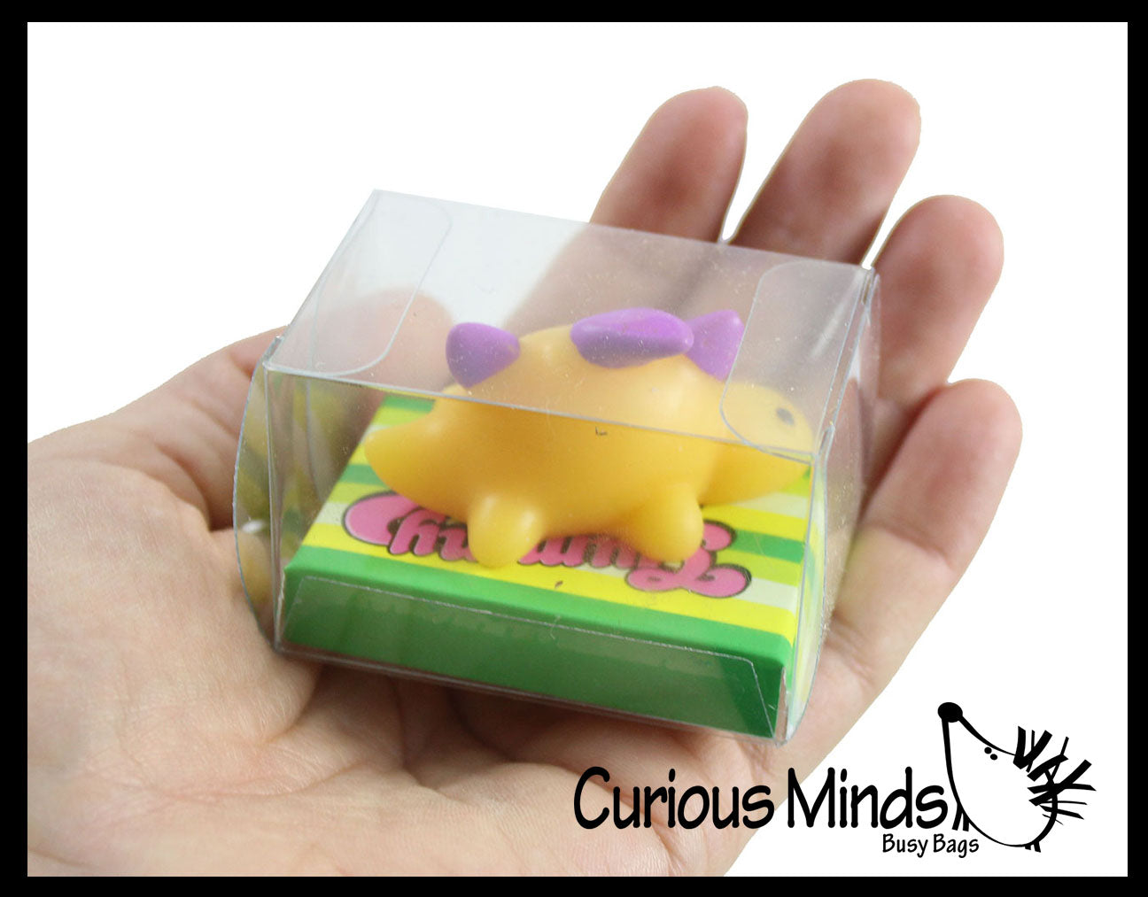 Dinosaur Mochi Squishy Animals - Kawaii -  Cute Individually Wrapped Dino Toys - Sensory, Stress, Fidget Party Favor Toy