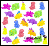 Dinosaur Mochi Squishy Animals - Kawaii -  Cute Individually Wrapped Dino Toys - Sensory, Stress, Fidget Party Favor Toy