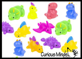 Dinosaur Mochi Squishy Animals - Kawaii -  Cute Individually Wrapped Dino Toys - Sensory, Stress, Fidget Party Favor Toy