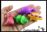 Dinosaur Mochi Squishy Animals - Kawaii -  Cute Individually Wrapped Dino Toys - Sensory, Stress, Fidget Party Favor Toy