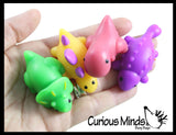 Dinosaur Mochi Squishy Animals - Kawaii -  Cute Individually Wrapped Dino Toys - Sensory, Stress, Fidget Party Favor Toy