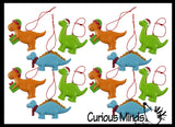 Cute Dinosaur Animal Christmas Ornaments for Tree -  Dino Christmas Holiday Decorations
