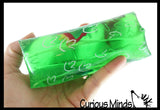 Dinosaur Water Filled Tube Snake Stress Toy - Squishy Wiggler Sensory Fidget Ball