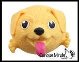 Cute Dog Soft Fluff Doh - Filled Squeeze Stress Balls  -  Sensory, Stress, Fidget Toy Super Soft Doggy